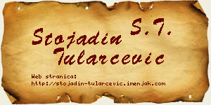 Stojadin Tularčević vizit kartica